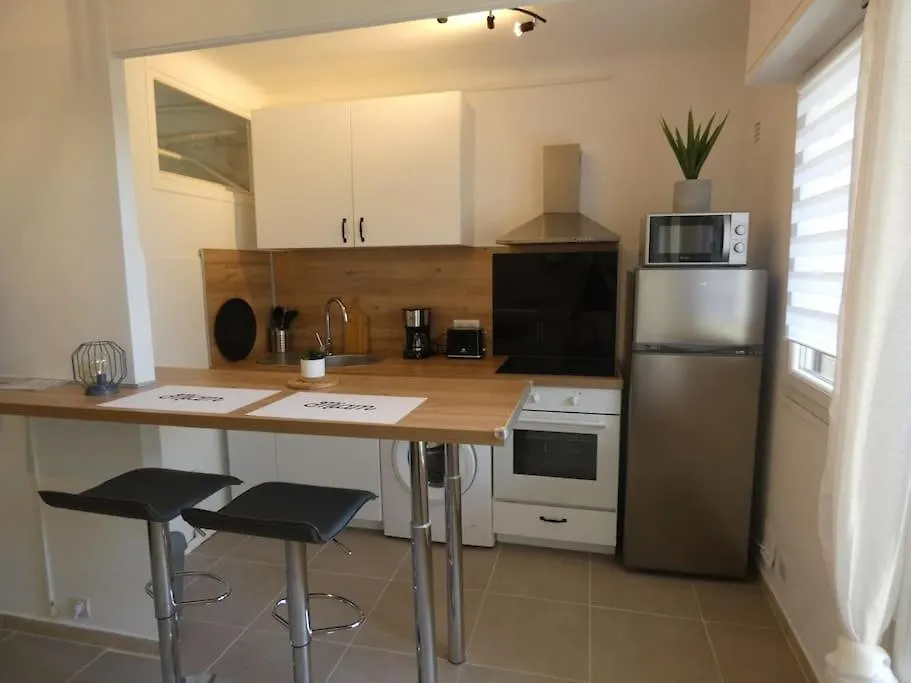 Studio Moderne En Rez De Jardin Antibes France